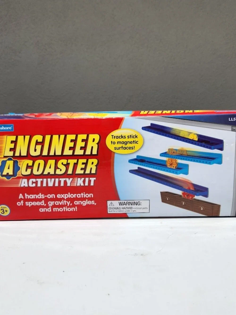 Lakeshore Engineer-A-Coaster Activity Kit LL570 Roller Coaster STEM Toy Magnetic